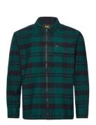 Zipped Overshirt Green Lee Jeans