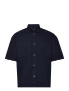 Boxy Twill Shirt Navy Tom Tailor