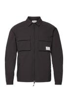 Cargo Overshirt Lightweight Black Resteröds