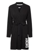 Dkny Must Have Basics Robe L/S Black DKNY Homewear