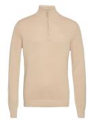 Cotton Pique Half Zip Pink GANT