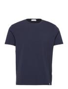 Organic Cotton Crew Tee Navy Panos Emporio