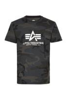 Basic T-Shirt Camo Black Alpha Industries