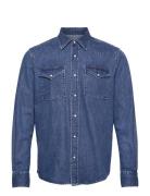 Walton Denim Shirt Blue Morris