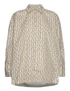 Pleated Back Shirt Beige REMAIN Birger Christensen