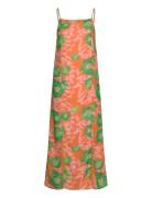 Printed Light Crepe Orange Ganni