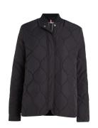 Quilted Bomber Jacket Black Tommy Hilfiger