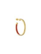 Rainbow Hoops 4Mm Gold Plated Gold Design Letters