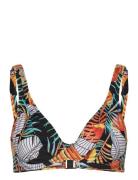 Samba Nights Uw High Apex Bikini Top 30 D Patterned Freya