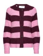 Slflulu Ls Knit Short Cardigan Noos Burgundy Selected Femme