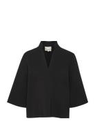 Lanamw Boxy Blouse Black My Essential Wardrobe