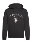 Uspa Sweatshirt Carl Men Black U.S. Polo Assn.
