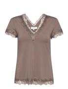 T-Shirt Ss Brown Rosemunde