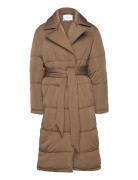 Yasluffa Ls Padded Coat S. Noos Beige YAS