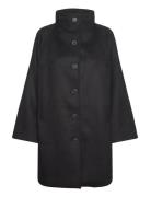 Slfvinni Wool Coat Black Selected Femme