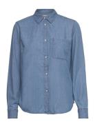 Jxcora Regular Chambray Shirt Noos Blue JJXX