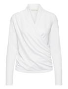 Alanoiw Wrap Blouse White InWear