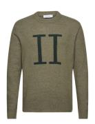 Encore Intarsia Recycled Knit Khaki Les Deux