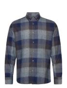 Slhregrobin-Flannel Check Shirt Navy Selected Homme