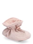 Glitter Textile Slippers Pink Melton