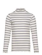 Striped Rib Longsleeve Patterned Tom Tailor