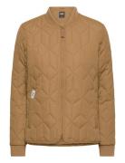 Piper W Quilted Jacket Brown Weather Report