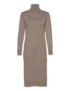 Milasz Roll Neck Long Dress Brown Saint Tropez