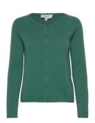 Rwlaica Ls O-Neck Raglan Cardigan Green Rosemunde