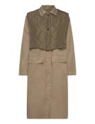 Kadania Coat Beige Kaffe