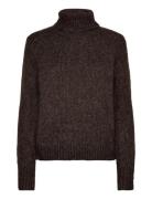 Kaalioma Rollneck Pullover Brown Kaffe