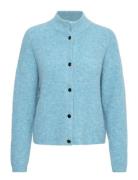 Alphagz Short Cardigan Blue Gestuz