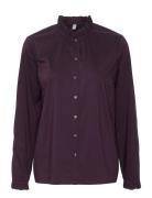 Cuantoinett Button Shirt Burgundy Culture