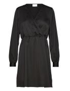 Viellette Wrap L/S Dress/Su- Noos Black Vila