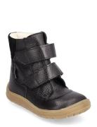 Boots - Flat - With Velcro Black ANGULUS