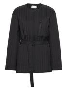 Lw Vertical Quilted Jacket Black Calvin Klein