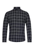 Ultra Soft Checked Shirt L/S Grey Lindbergh