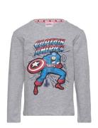 Long-Sleeved T-Shirt Grey Marvel