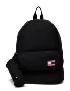 Big Flag Backpack Set Black Tommy Hilfiger
