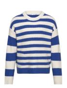 Nkfvelisa Ls Boxy Knit O Blue Name It