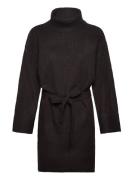 Virolfie L/S Tie Belt Knit Dress - Noos Black Vila