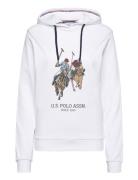 Uspa Hood Sweat Britta Women White U.S. Polo Assn.