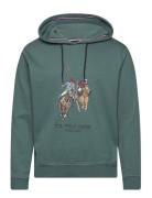 Uspa Hood Sweater Elaf Men Green U.S. Polo Assn.