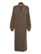 Alphagz Long Cardigan Brown Gestuz