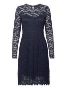 Vikalila L/S Lace Dress - Noos Navy Vila