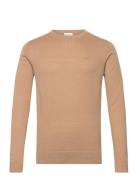 Merino Knit O-Neck Beige Lindbergh