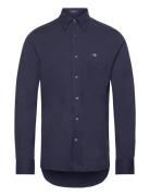 Reg Jersey Pique Shirt Navy GANT