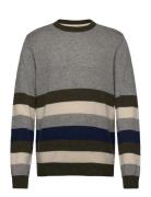 Akrico Nep Yarns Stripe Knit Grey Anerkjendt