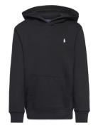 Fleece Hoodie Black Ralph Lauren Kids