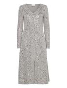 Verona Midi Dress Silver Noella