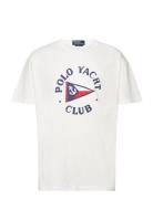 Classic Fit Polo Yacht Club T-Shirt White Polo Ralph Lauren